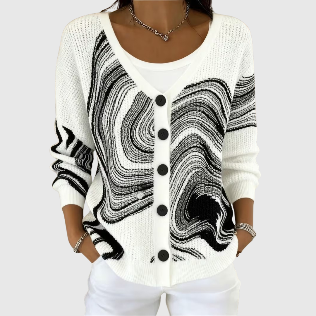 Emilia | Cardigan a Maglia con Bottoni