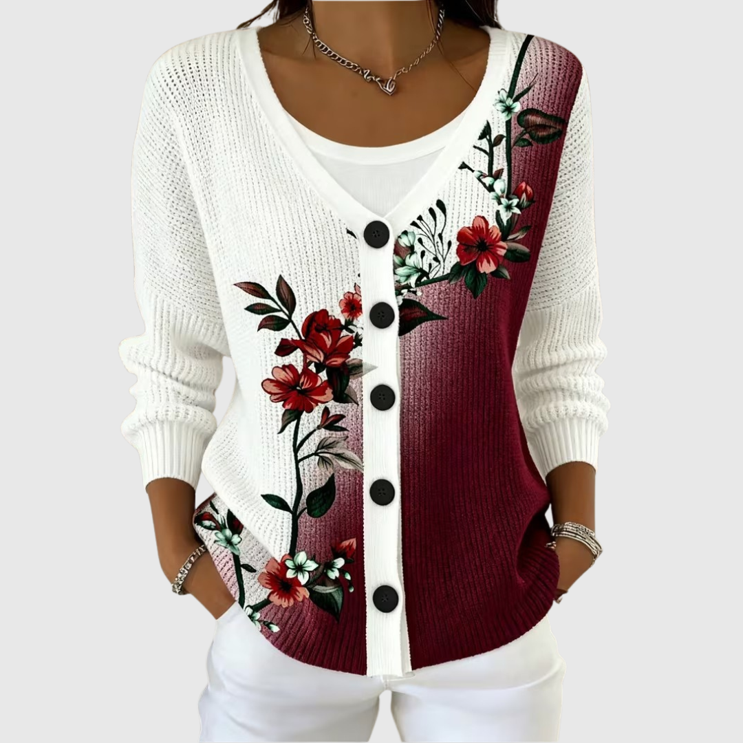 Incoronata | Cardigan a Maglia con Bottoni