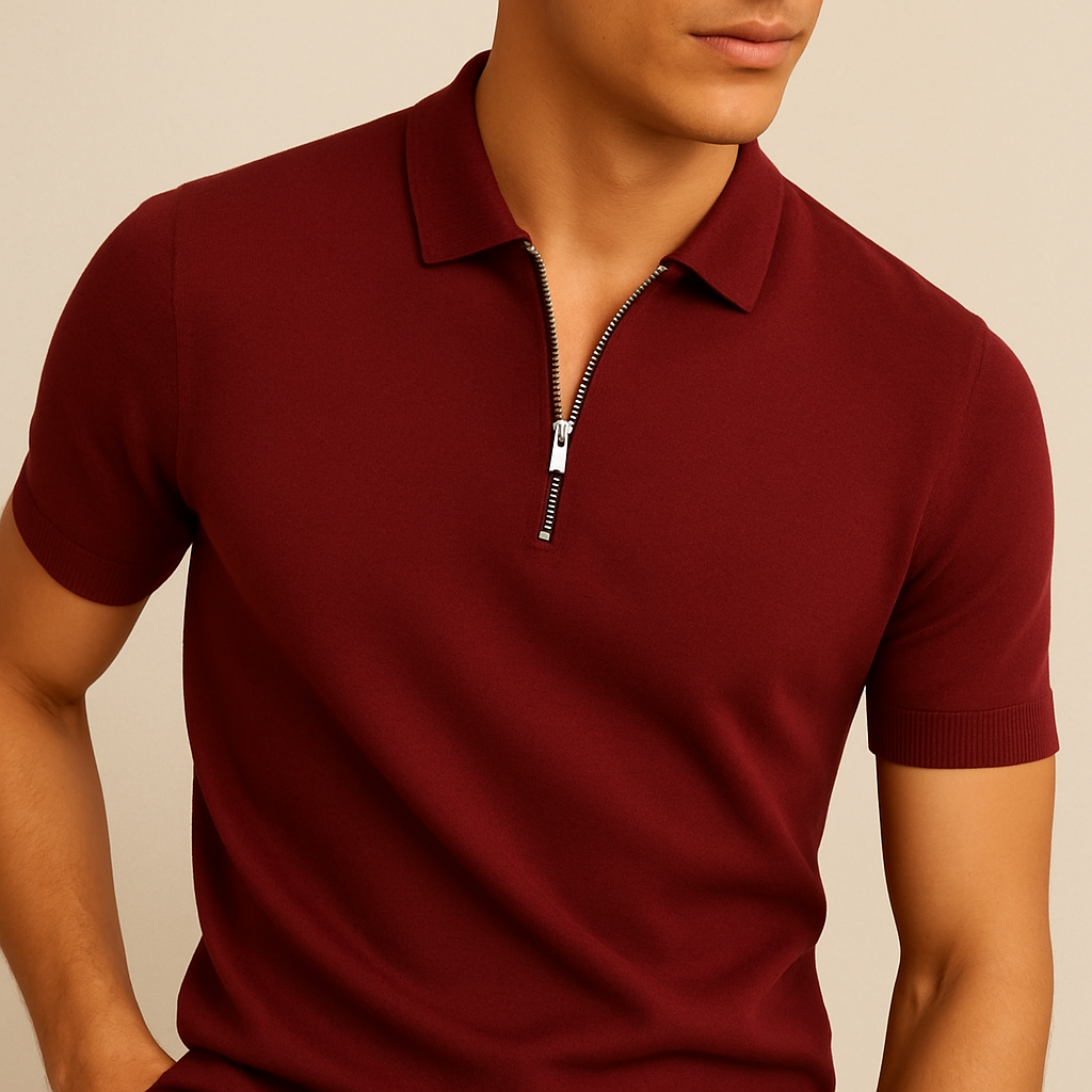 Polo Moderno con Zip