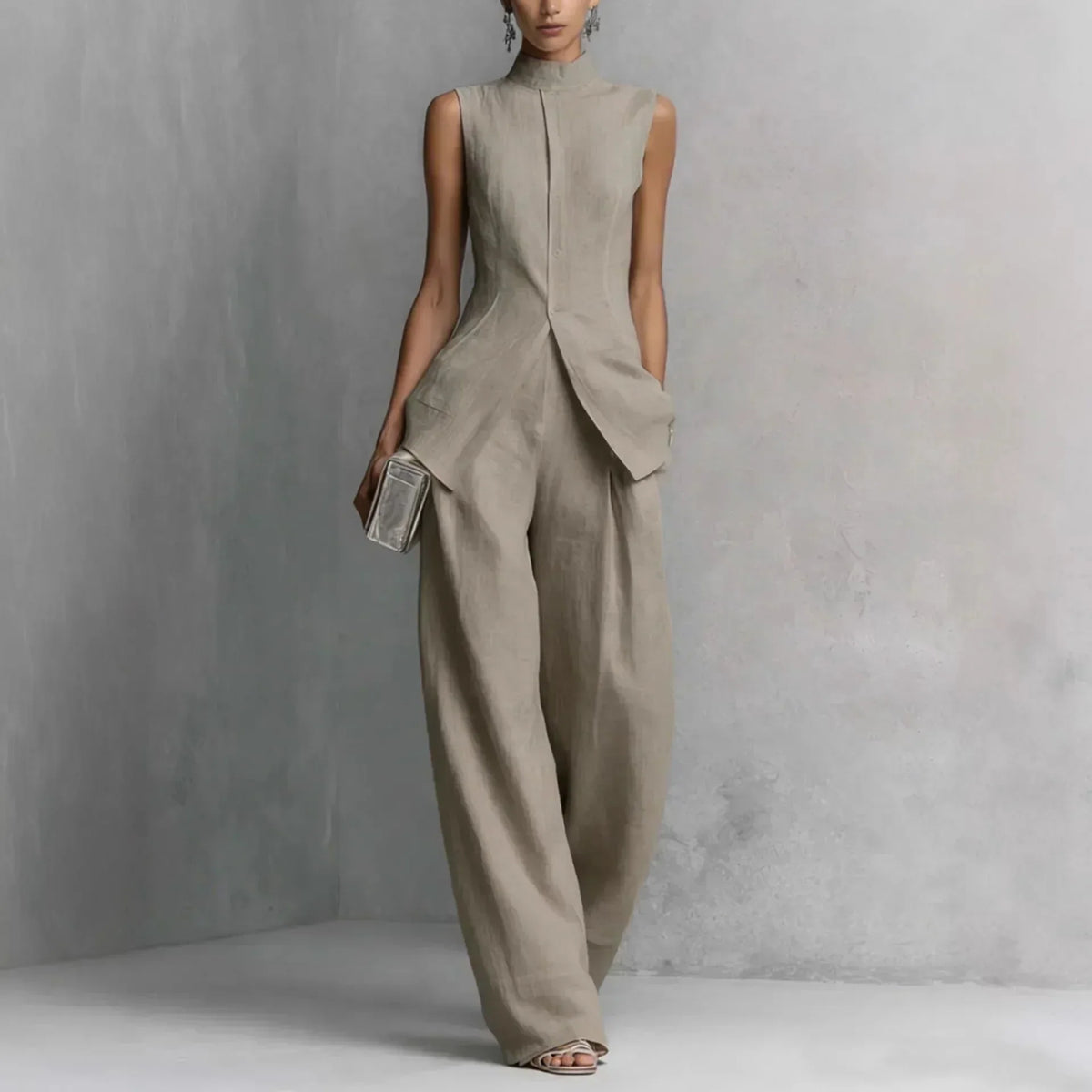 Completo casual due pezzi per estate/autunno
