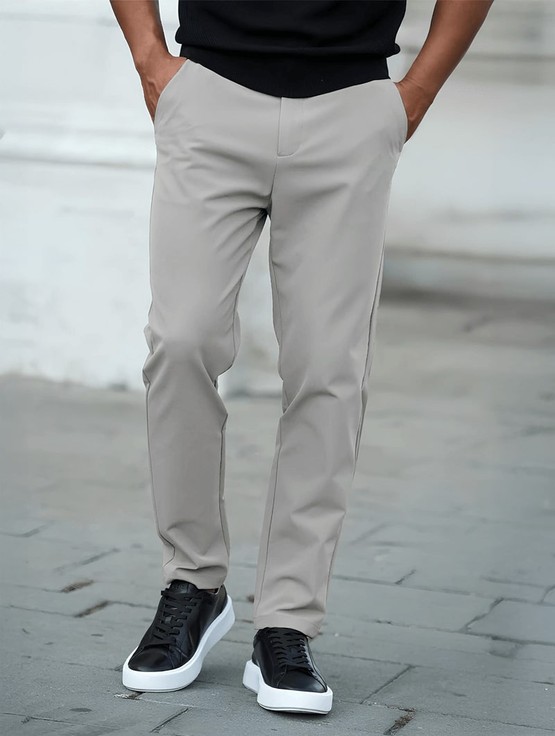 Rocio Pantaloni Dritti - Grigio