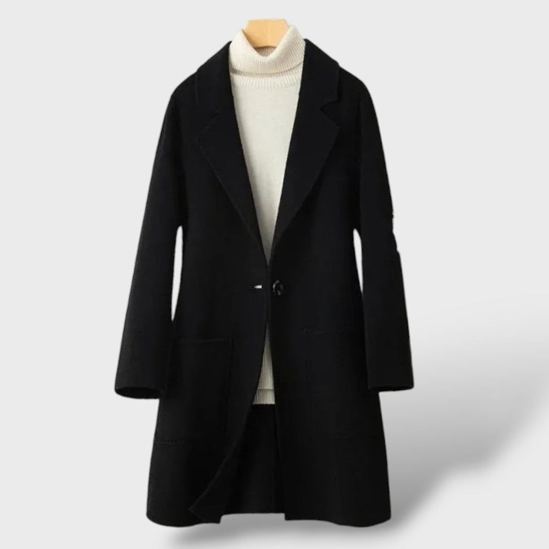 Cappotto di Lana in Stile Coreano da Donna