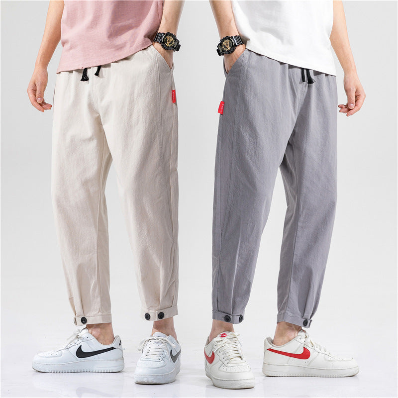 Theo - Pantaloni Aderenti in Cotone