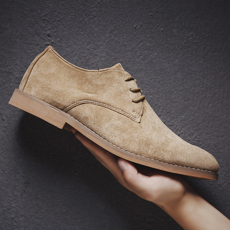 Scarpe Oxford in Camoscio Roma