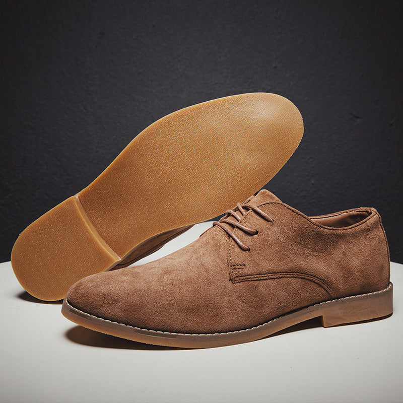 Scarpe Oxford in Camoscio Roma