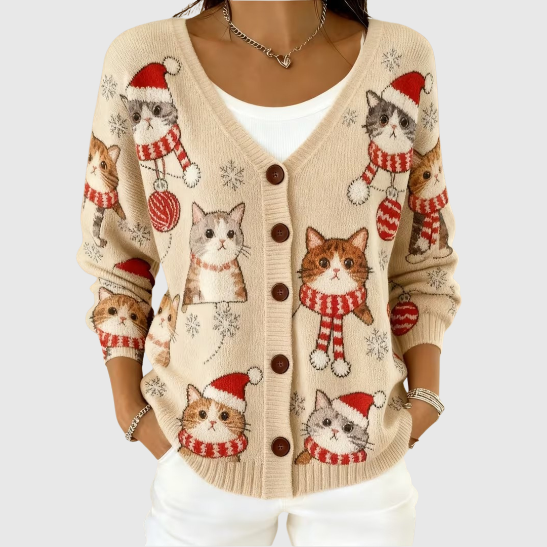 Caterina | Cardigan a Maglia con Bottoni