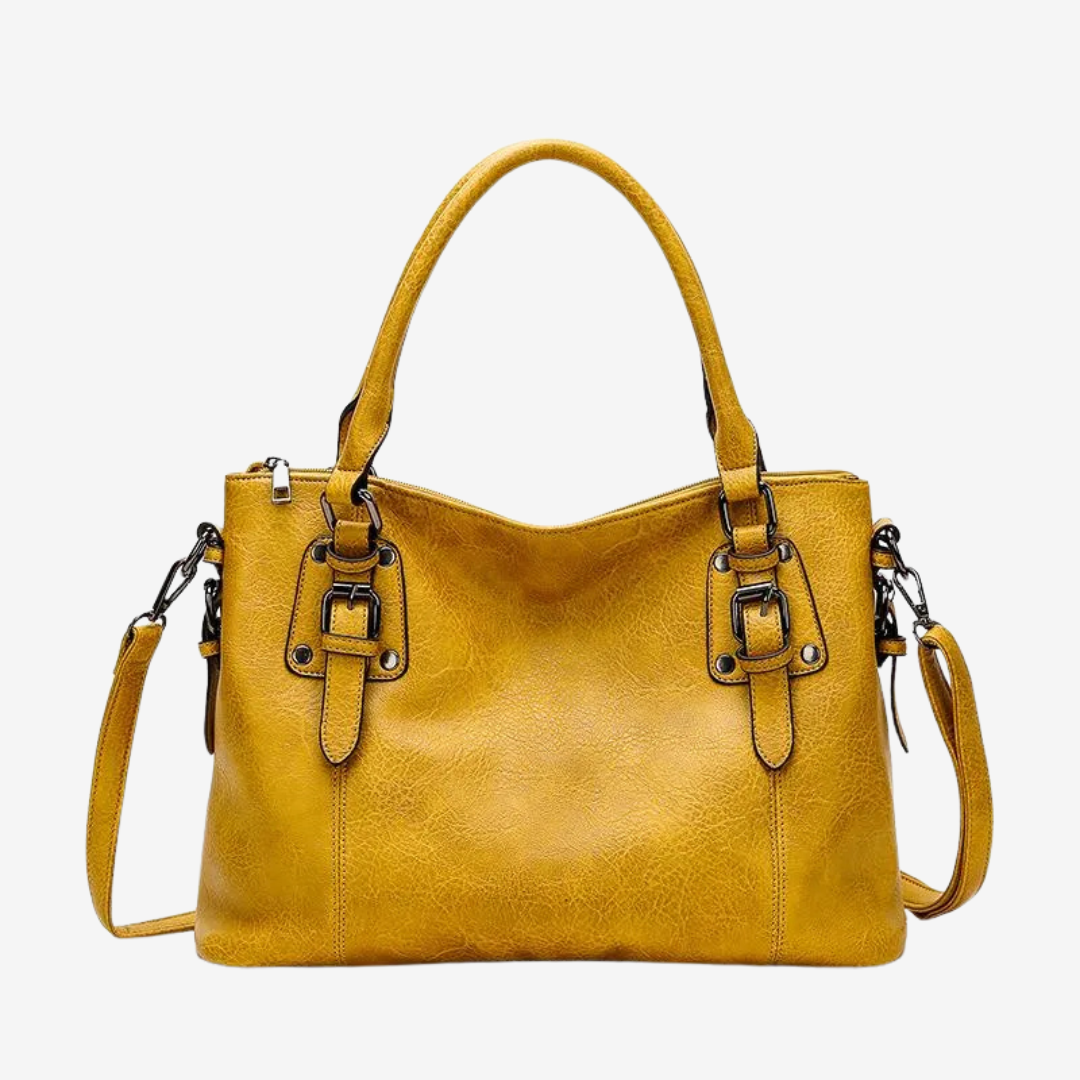 Borsa a tracolla marrone Lydia