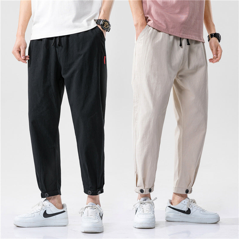 Theo - Pantaloni Aderenti in Cotone