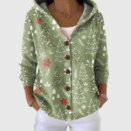Chiara | Cardigan a Maglia con Cappuccio