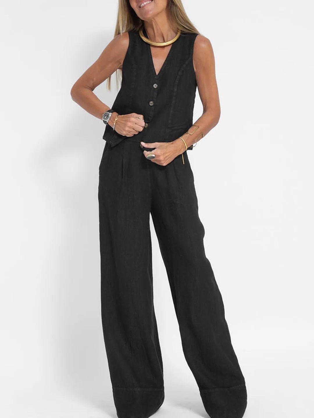 Completo con gilet e pantaloni