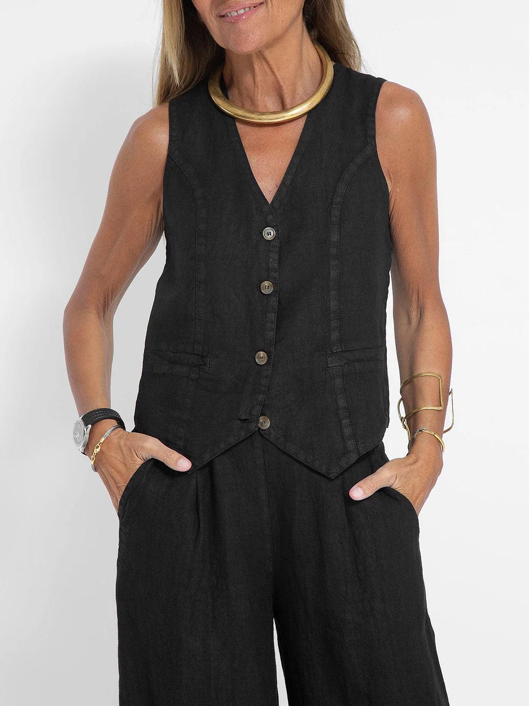 Completo con gilet e pantaloni