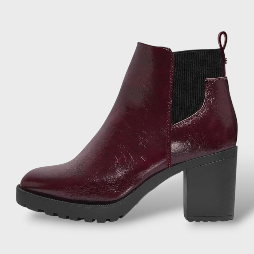 Stivaletti con Tacco Largo Classici Donna