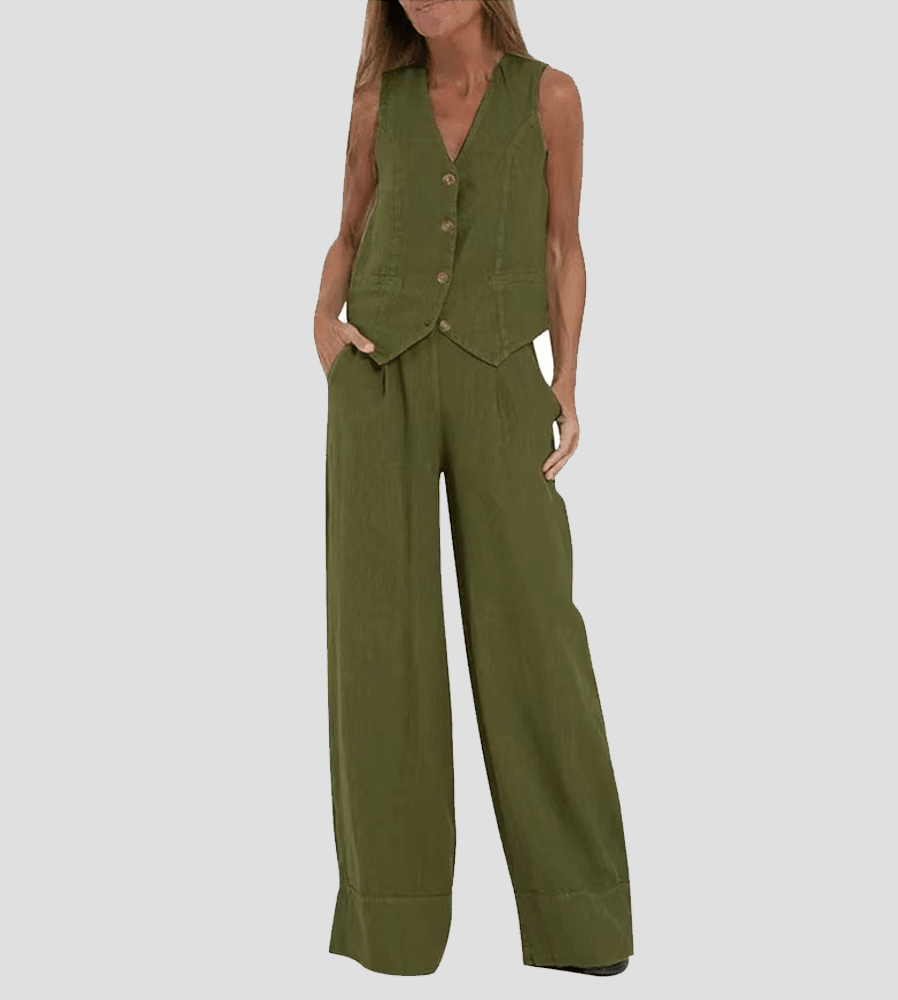 Completo con gilet e pantaloni
