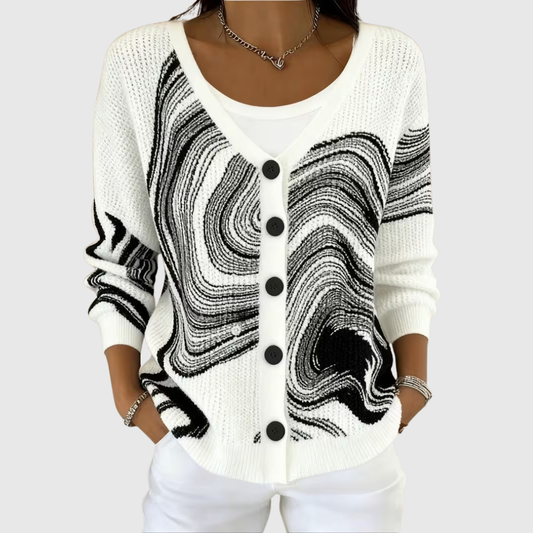 Emilia | Cardigan a Maglia con Bottoni