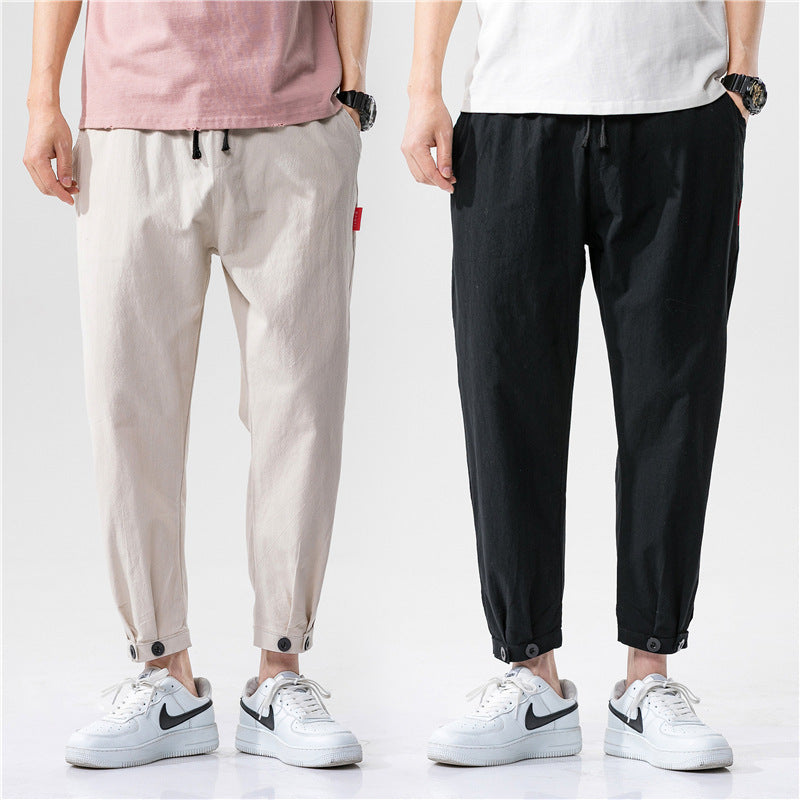 Theo - Pantaloni Aderenti in Cotone