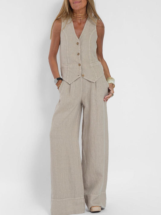 Completo con gilet e pantaloni