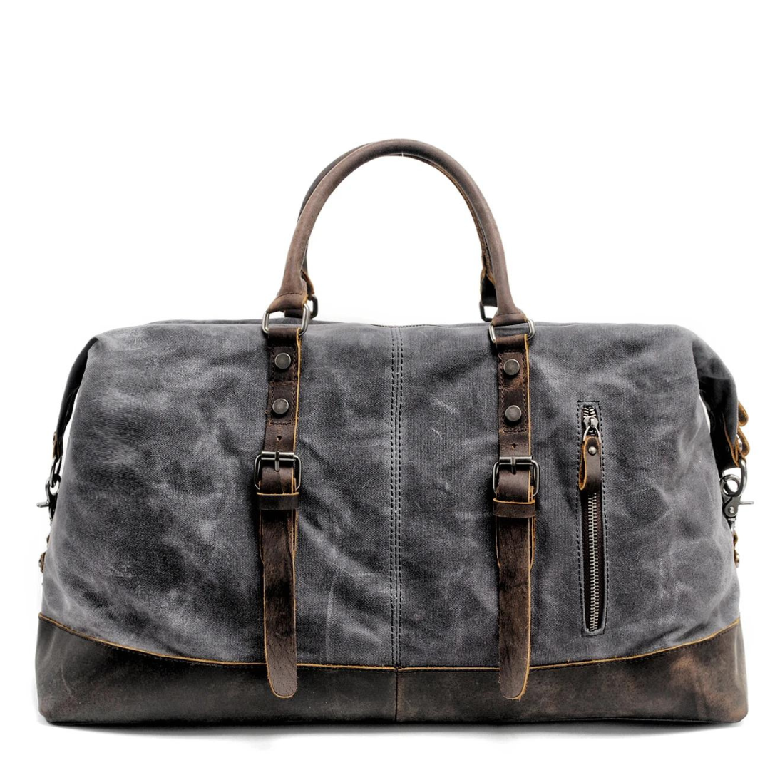 Borsa da Viaggio Kingsley in Tela e Pelle