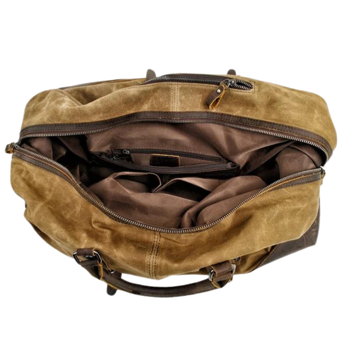 Borsa da Viaggio Kingsley in Tela e Pelle