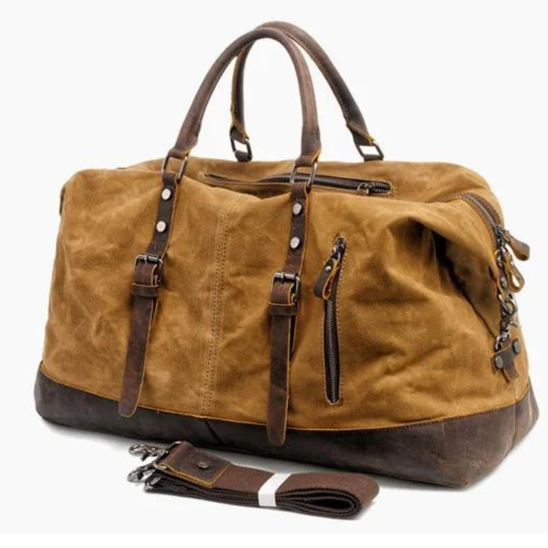 Borsa da Viaggio Kingsley in Tela e Pelle