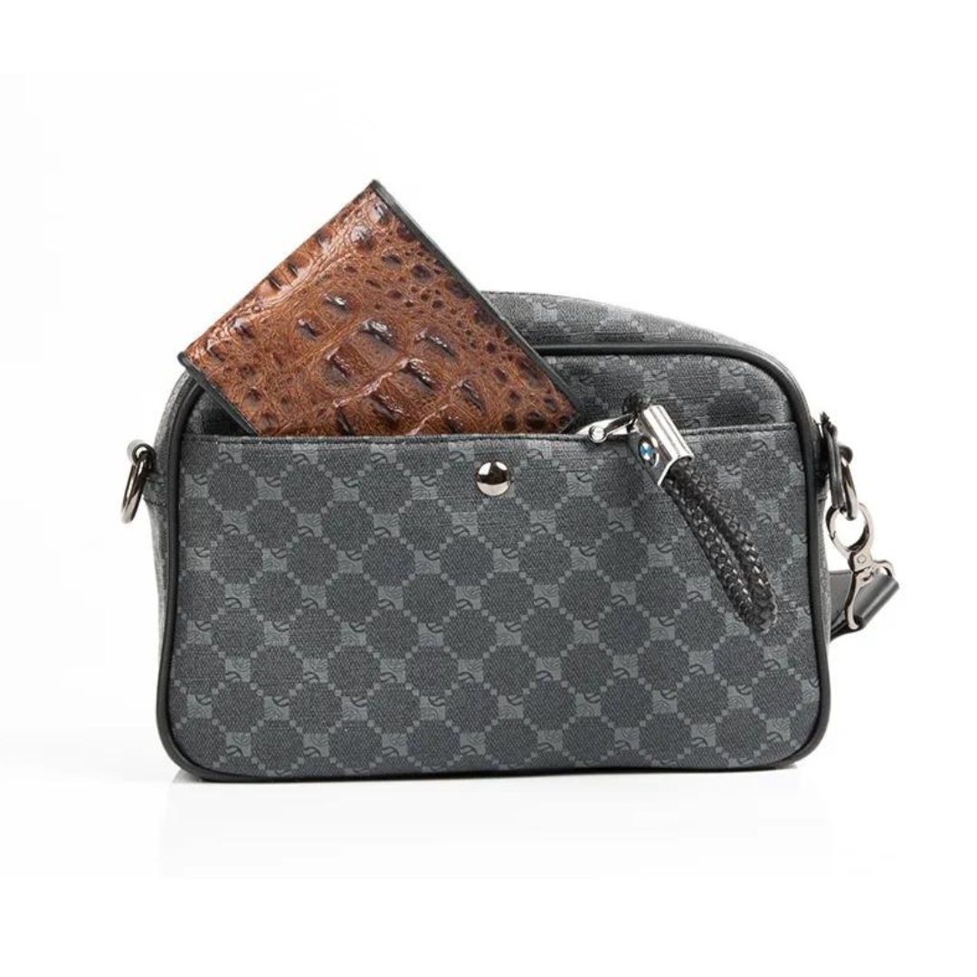 Borsa a Tracolla in Nylon Velo