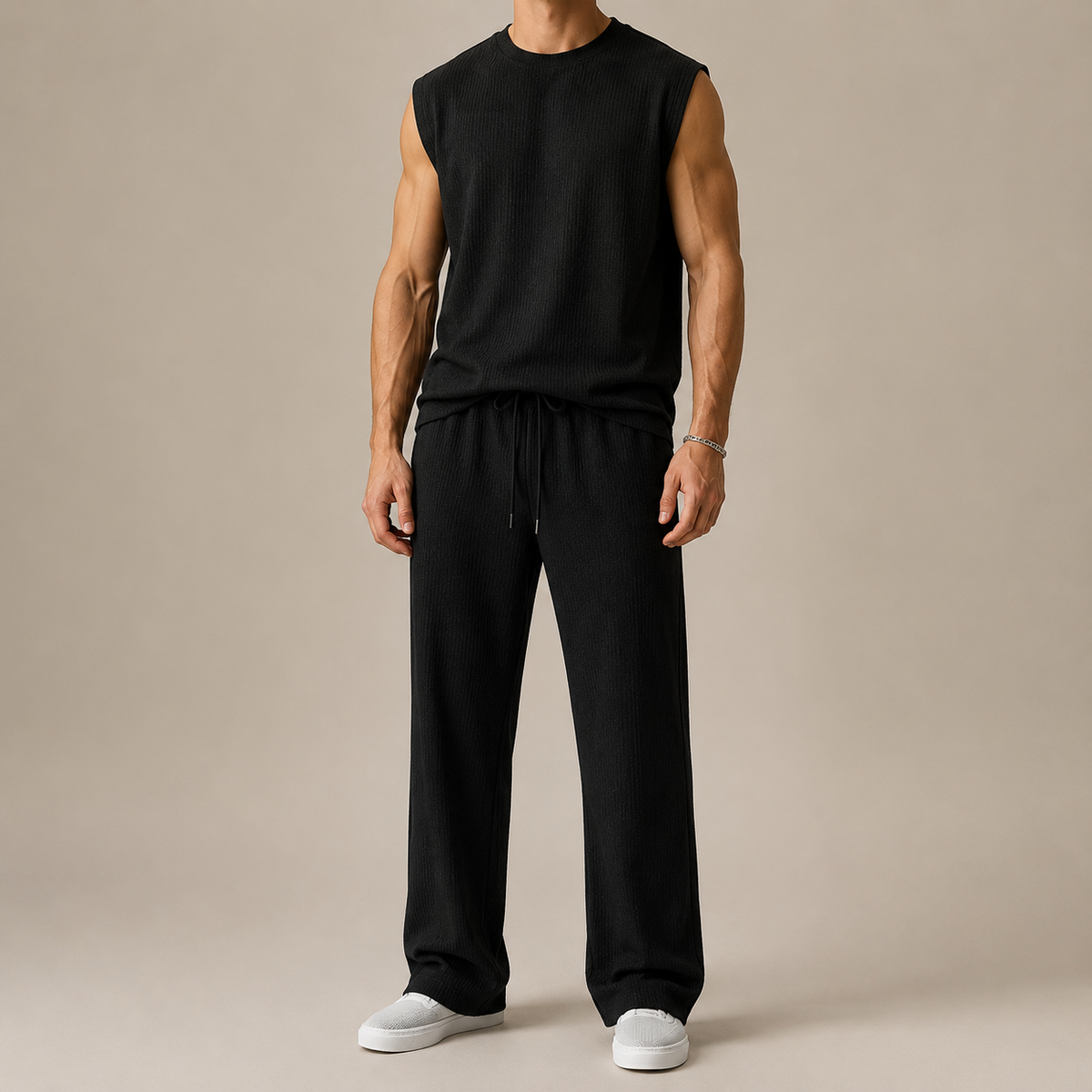 Completo in Maglia Senza Maniche