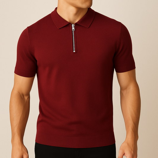 Polo Moderno con Zip