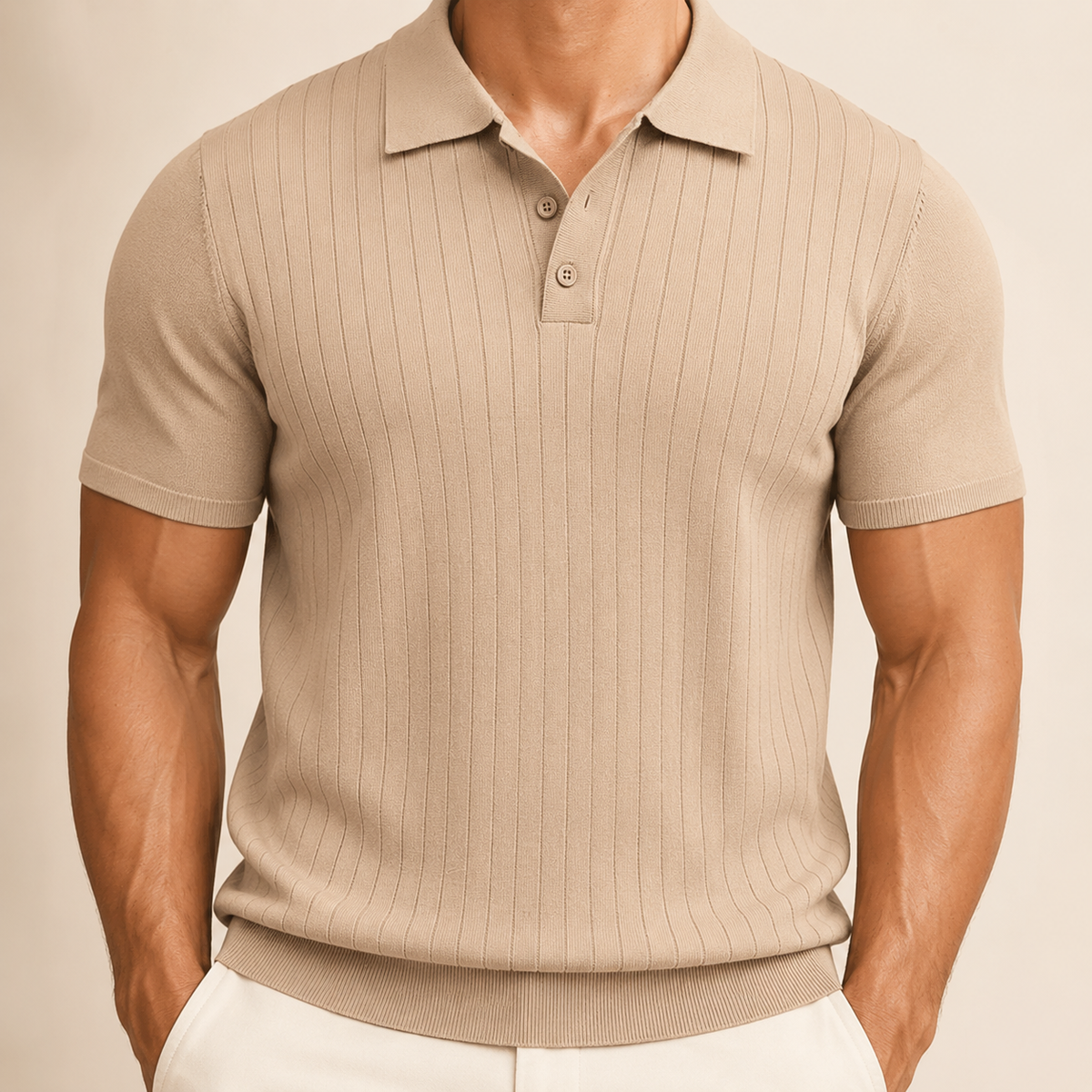 Polo a Coste in Maglia