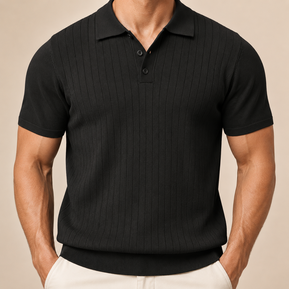 Polo a Coste in Maglia