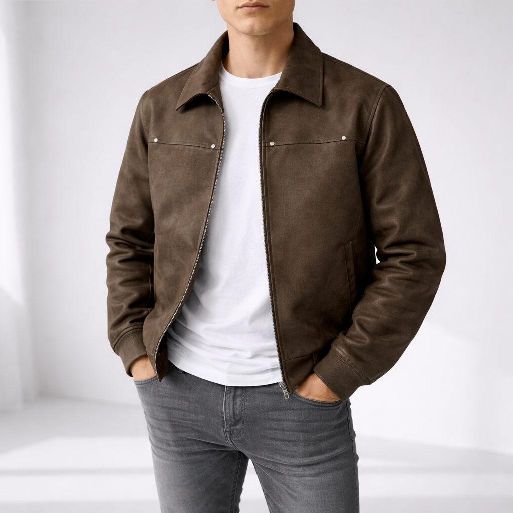 Donovan™ | Giacca Bomber in Pelle