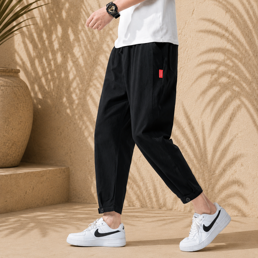 Theo - Pantaloni Aderenti in Cotone