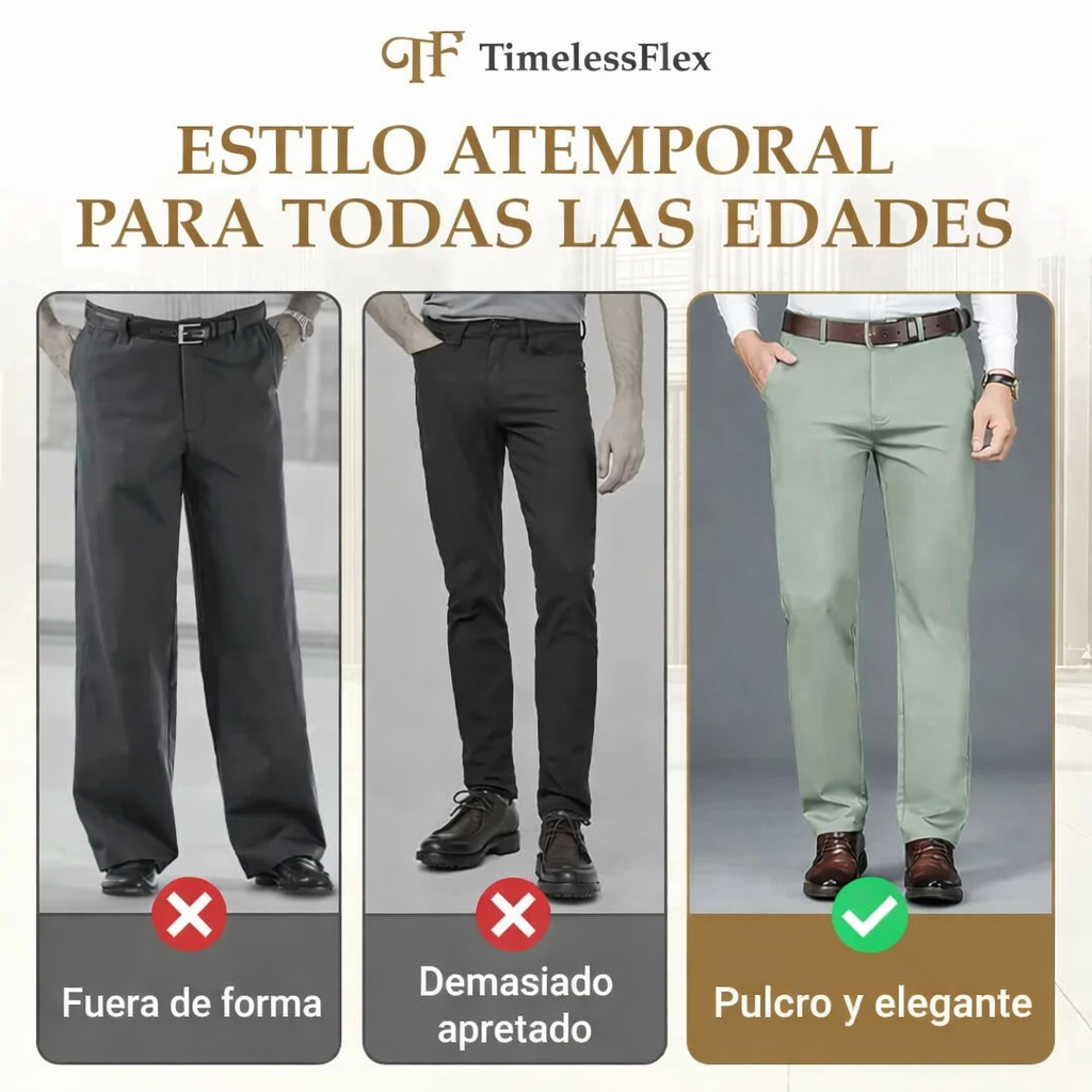 Pantaloni TF Classici con Elasticità a 4 Direzioni