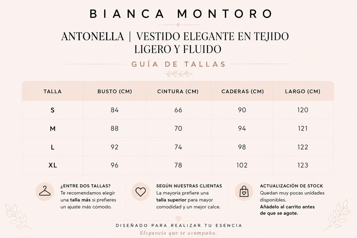 Antonella | Abito elegante in tessuto leggero e fluido