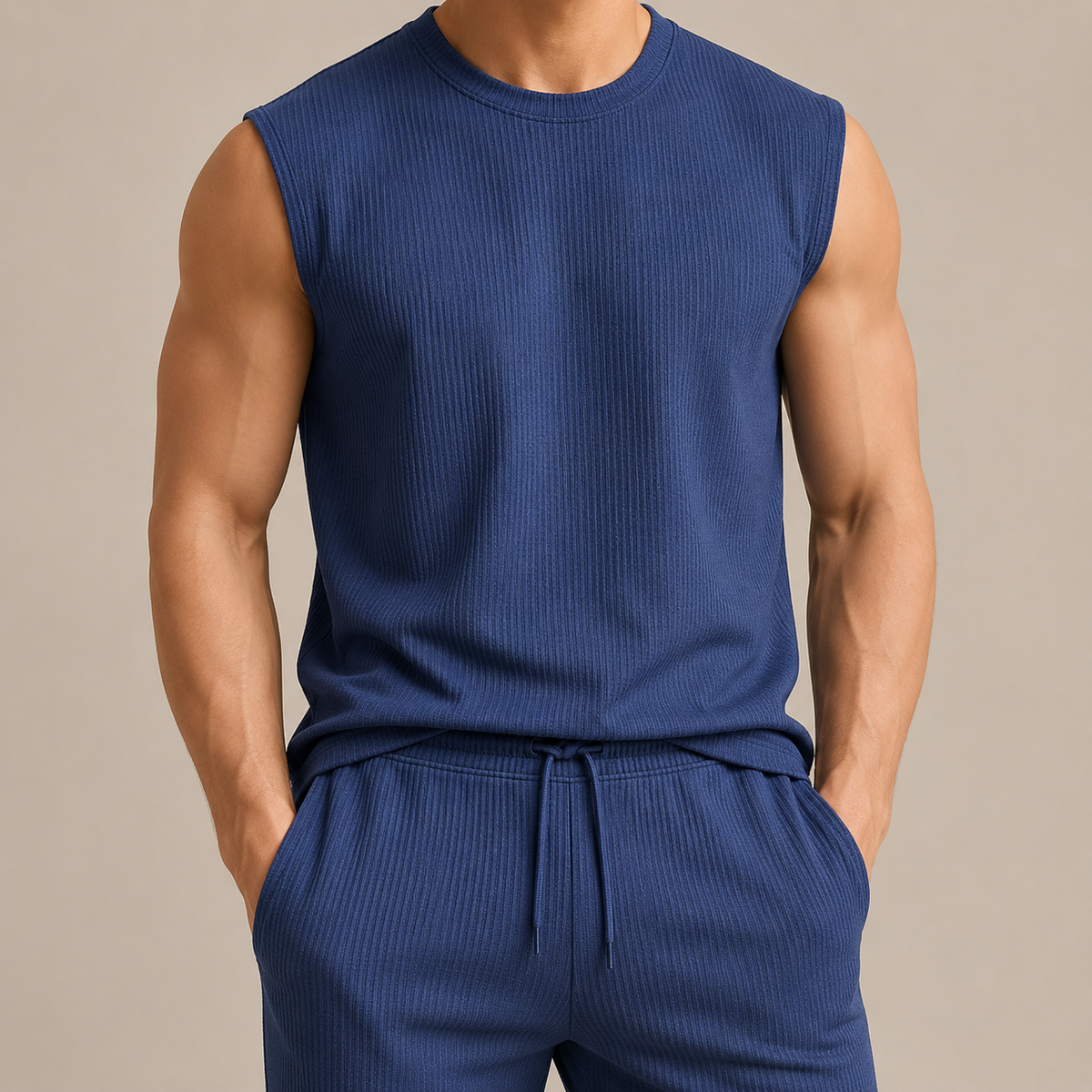 Completo in Maglia Senza Maniche