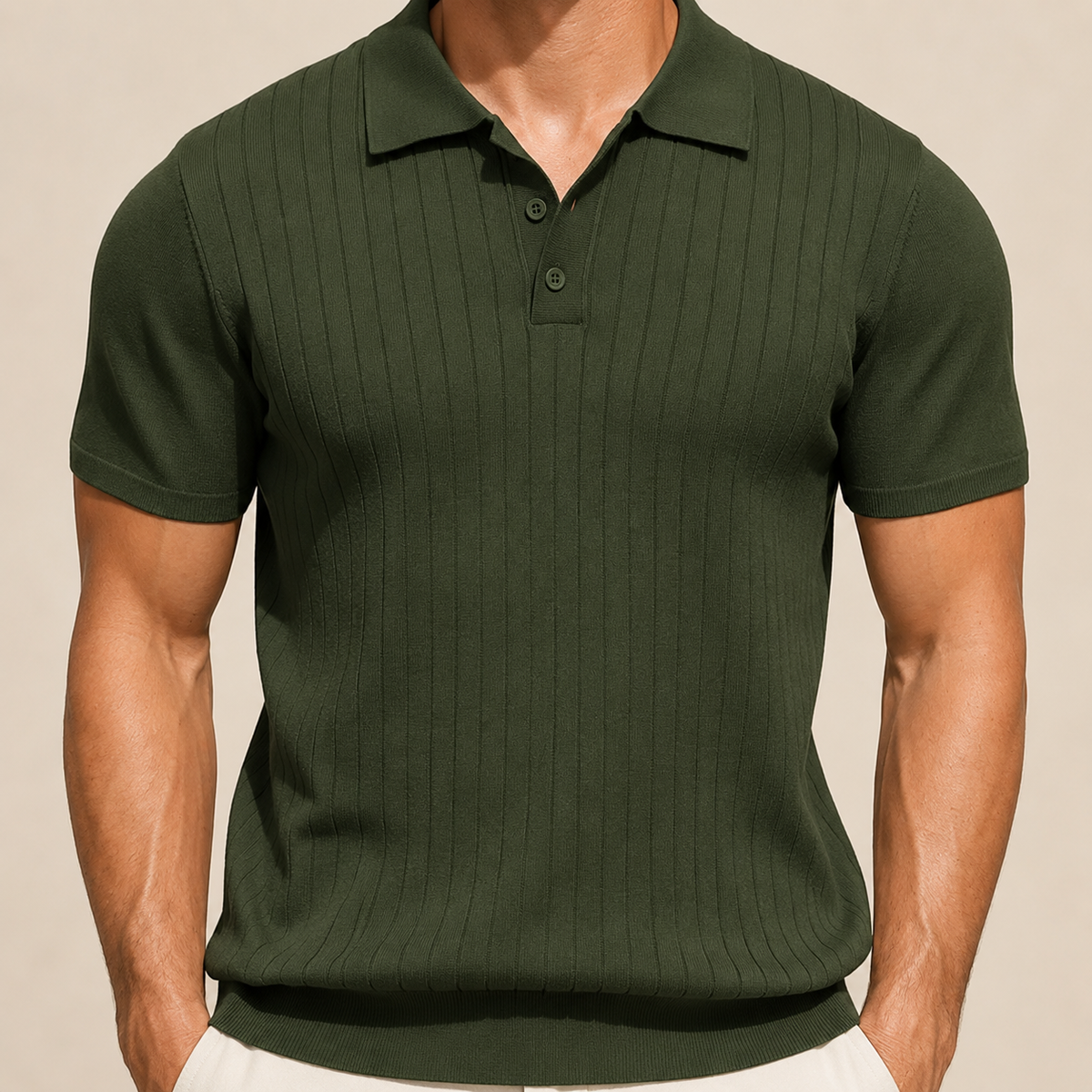 Polo a Coste in Maglia