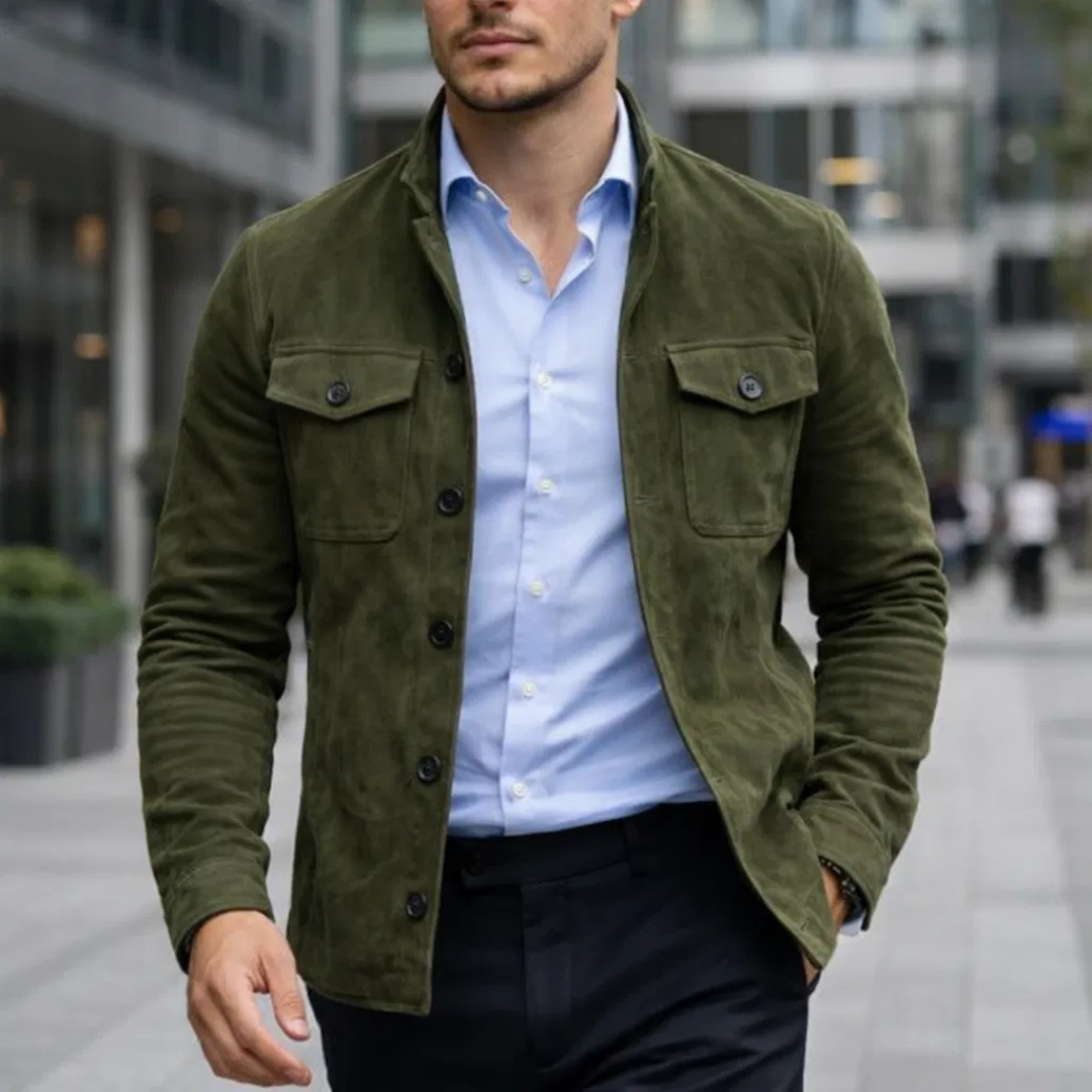 Lorenzo™ | Giacca Scamosciata Classica