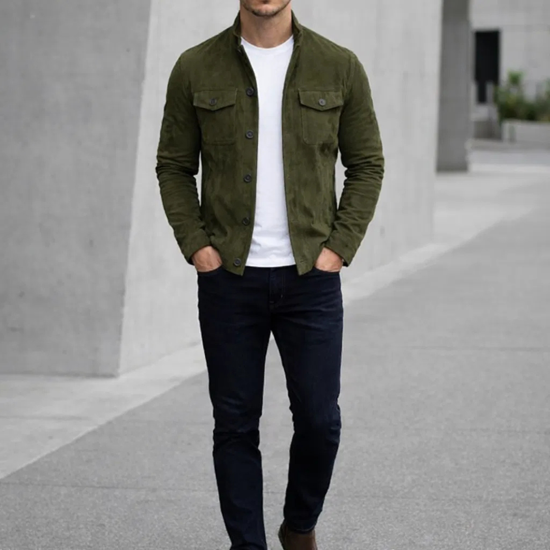 Lorenzo™ | Giacca Scamosciata Classica