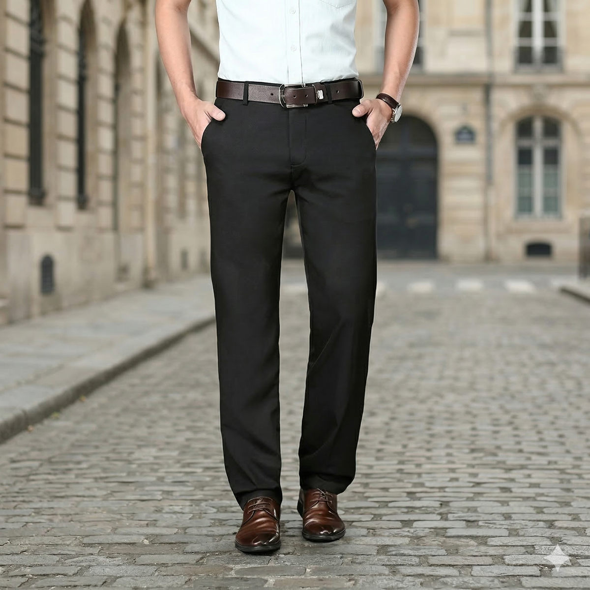 Pantaloni TF Classici con Elasticità a 4 Direzioni