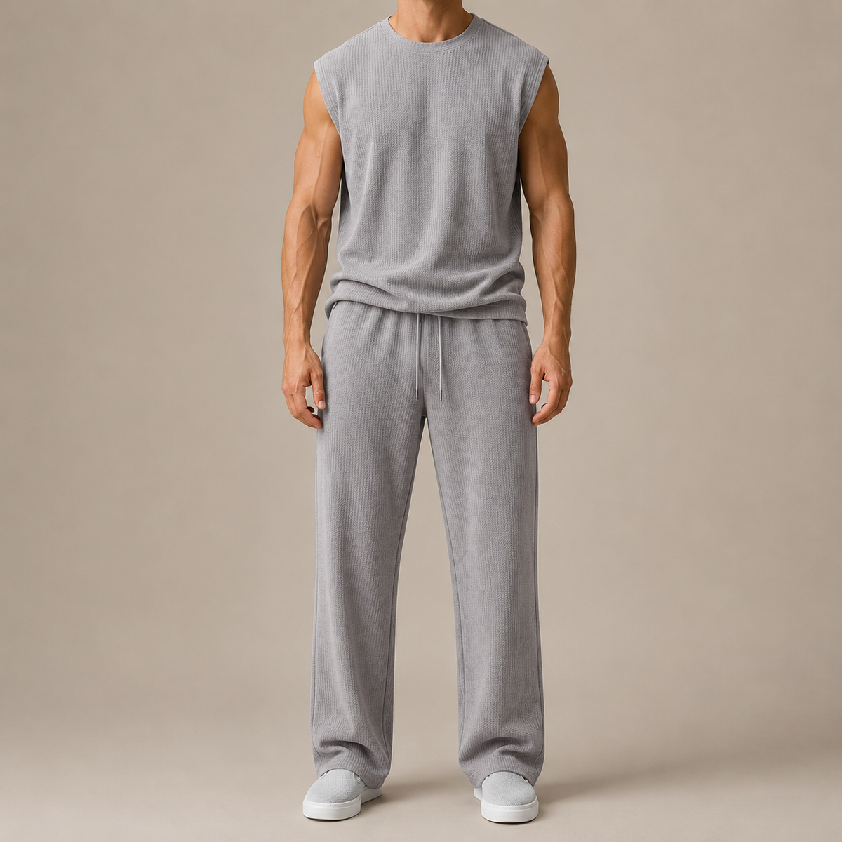 Completo in Maglia Senza Maniche