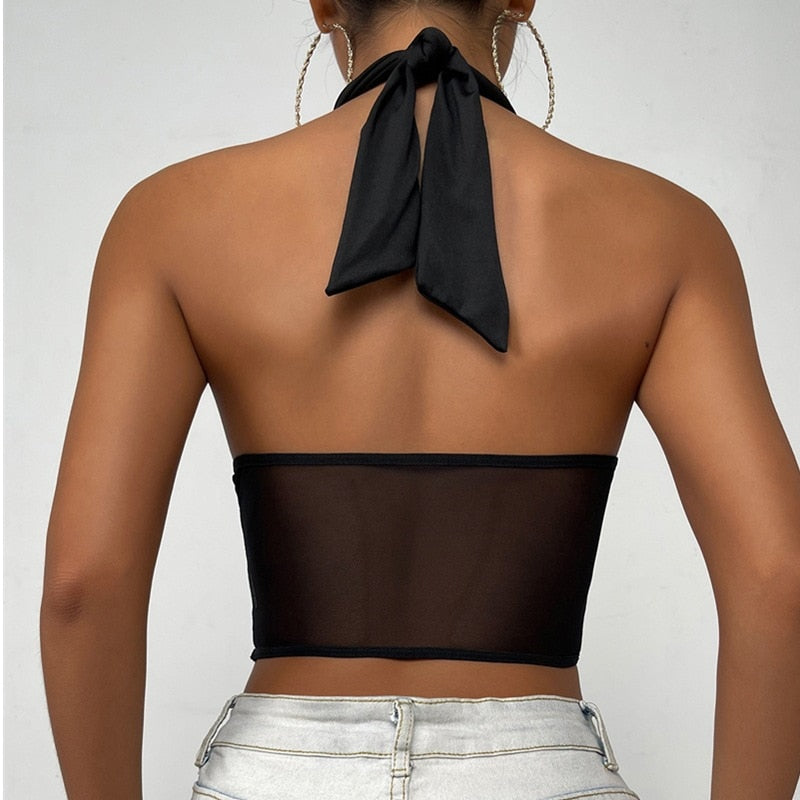 Corsetto con bretelle incrociate