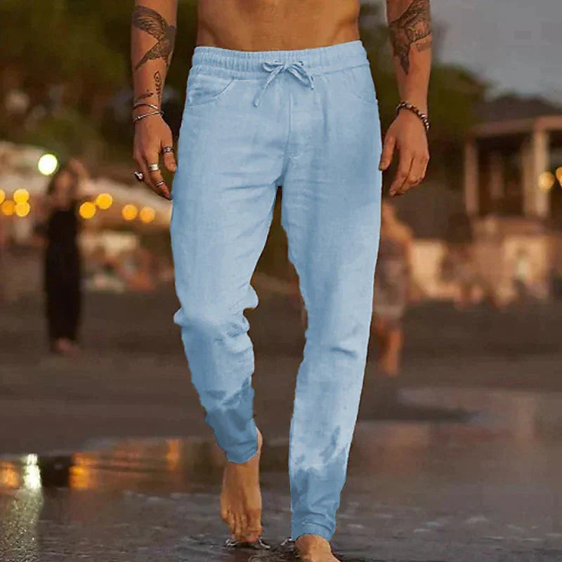 Mateo | Pantaloni da Spiaggia in Lino