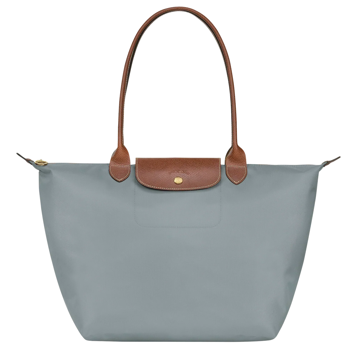 Borsa tote Le Pliage grande, grigio acciaio