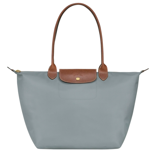 Borsa tote Le Pliage grande, grigio acciaio
