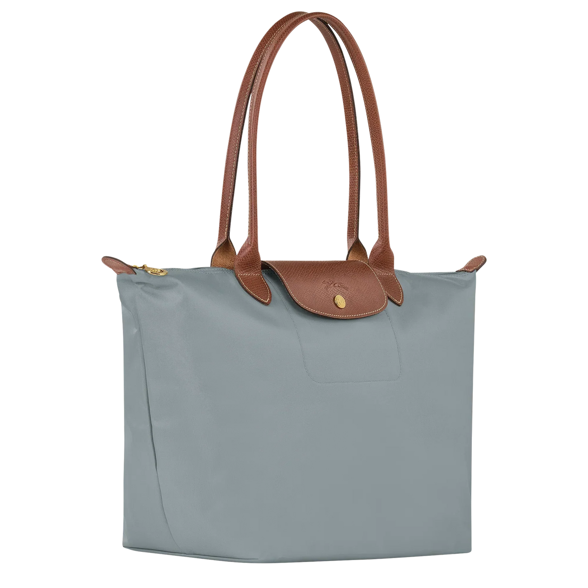 Borsa tote Le Pliage grande, grigio acciaio