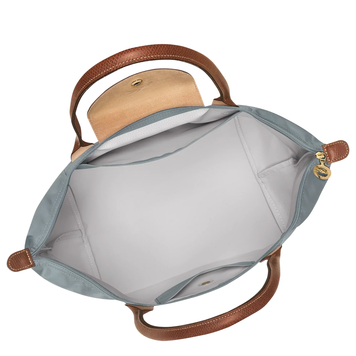 Borsa tote Le Pliage grande, grigio acciaio