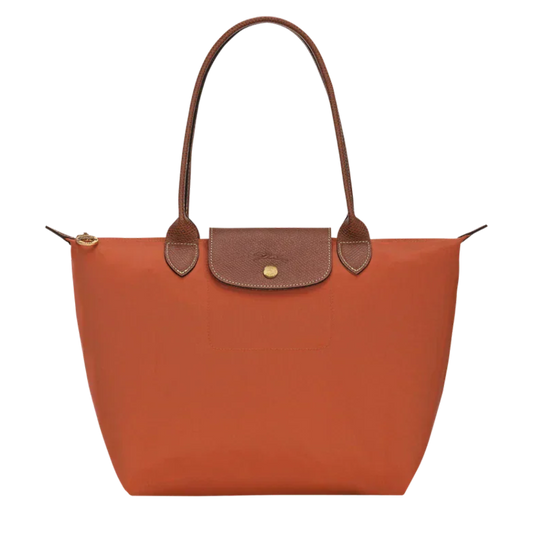 Borsa grande Le Pliage, arancione mattone