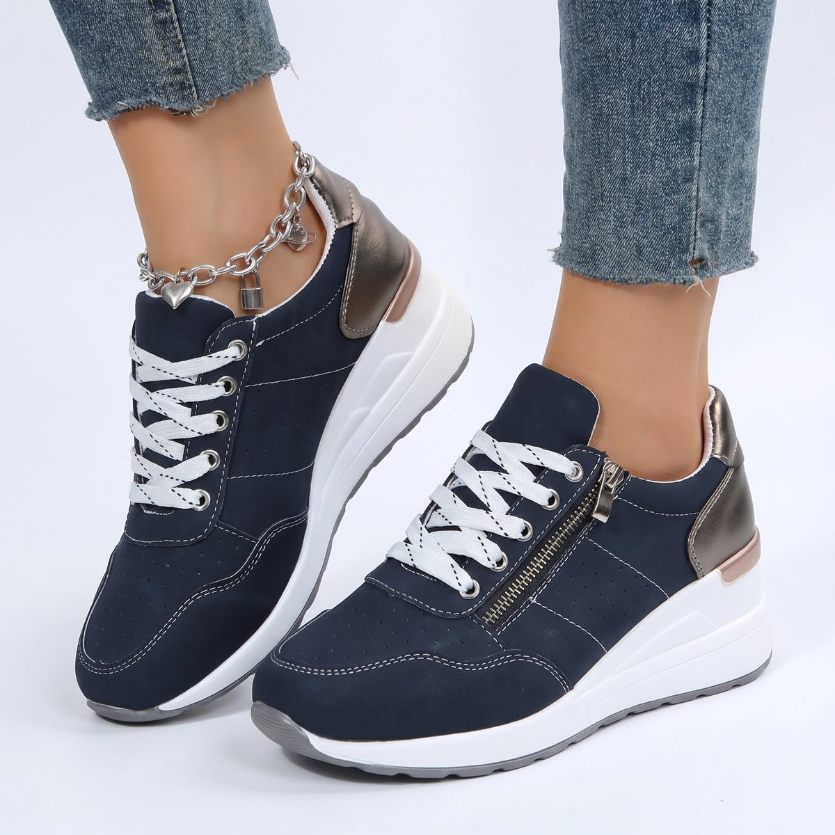 Inga Scarpe Ortopediche Con Supporto Arco Plantare Punta Larga