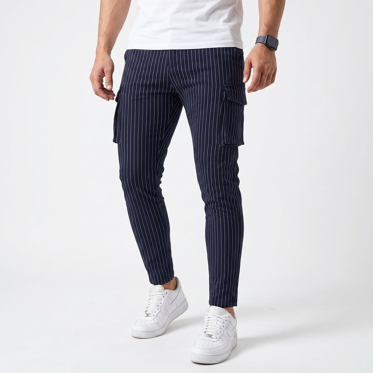 Vittorio Pantaloni Slim Fit - Blu Scuro