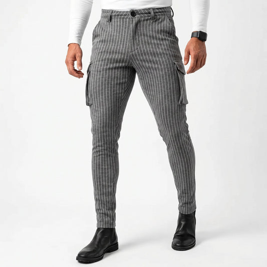 Vittorio Pantaloni Slim Fit - Grigio