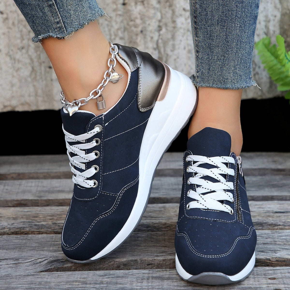 Inga Scarpe Ortopediche Con Supporto Arco Plantare Punta Larga