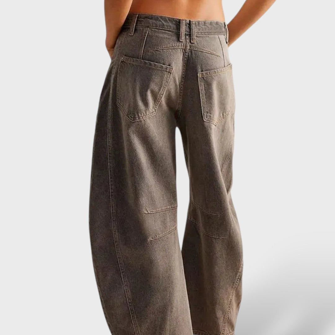 Jeans Donna a Gamba Larga